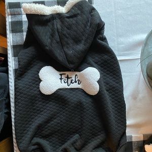 Dog Jacket/ Hoodie Sherpa trim. XL. Top Paws